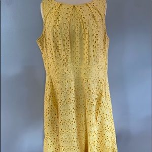 Think spring with this yellow dress